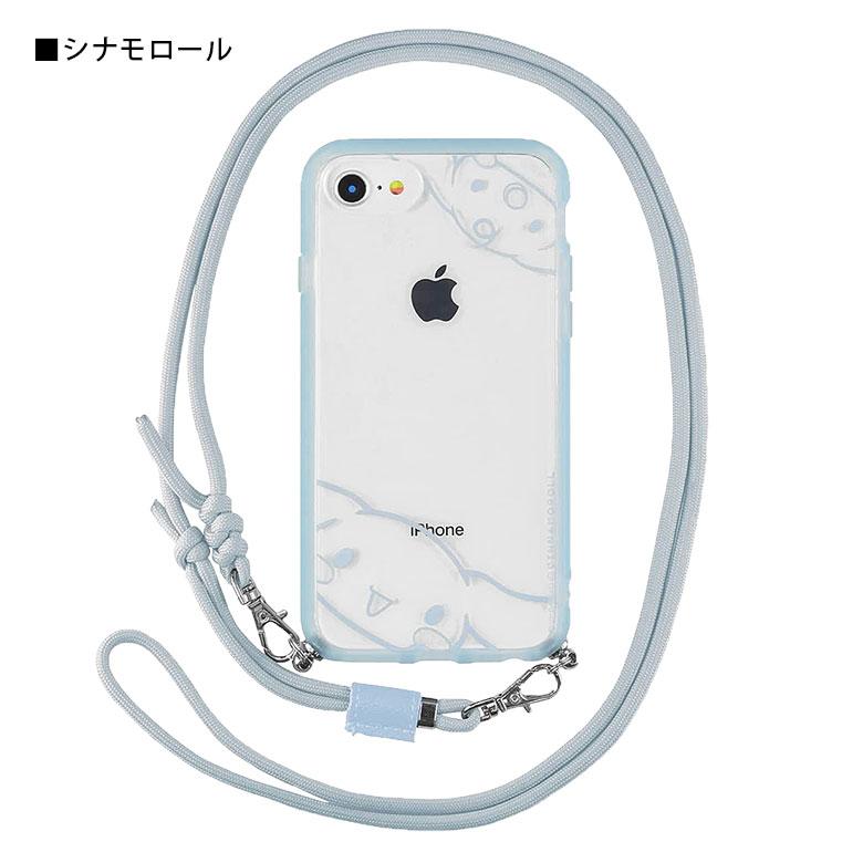 iPhone SE ケース 第3世代 第2世代 サンリオ IIIIfit Loop ストラップ紐付き 携帯ケース ショルダー スマホケース iPhoneSE アイフォンse アイホン8 sang-263｜monomode0629｜11