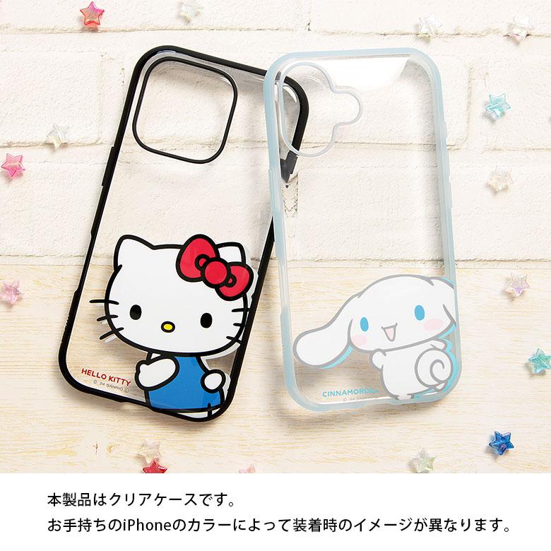 iPhone16 ケース サンリオ キャラクターズ IIIIfit Clear アイフォン16