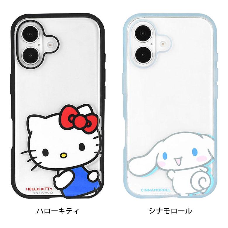 iPhone16 ケース サンリオ キャラクターズ IIIIfit Clear アイフォン16