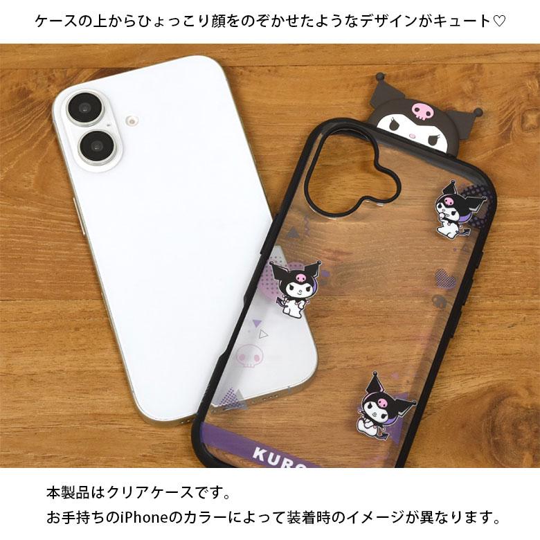 iPhone16 ケース サンリオキャラクターズ IIIIfit Clear フレーム
