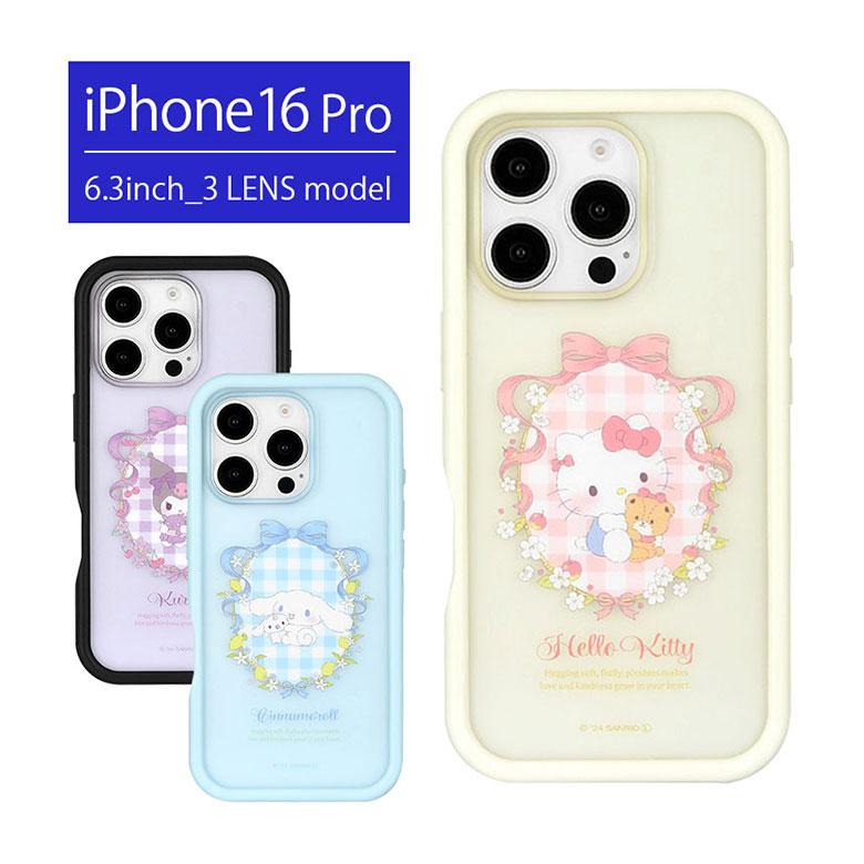 CASETiFY サンリオキャラクター iPhone16proケース iPhone16Pro ケース クリア サンリオキャラクターズ プランプフレーム