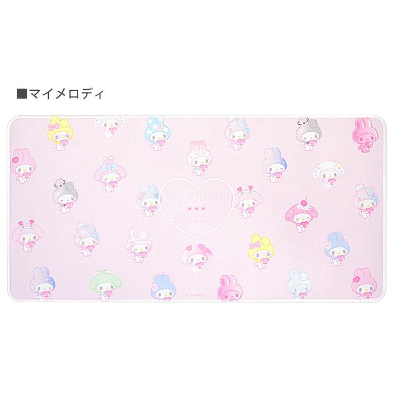 デスクマット サンリオ マイメロディ ガーリーポップハート 30cm×60cm