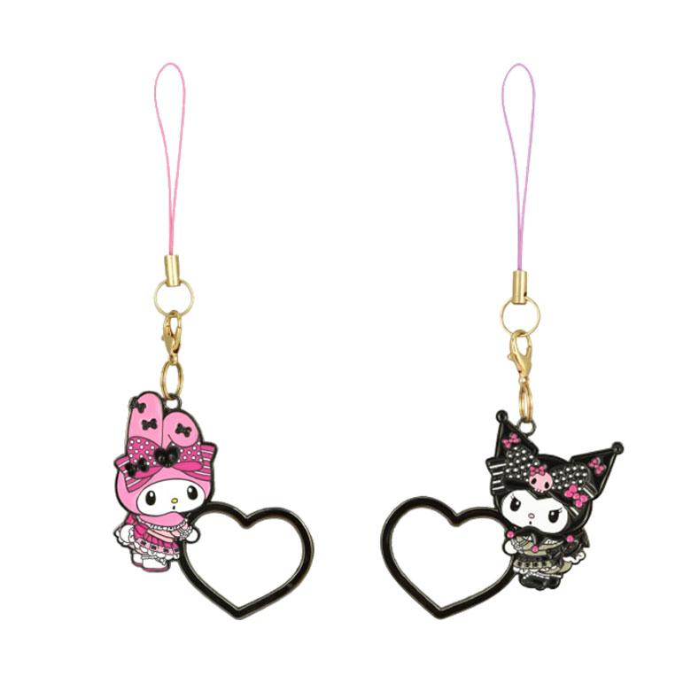 スマホリング リングストラップ ストラップ マイメロディ＆クロミ
