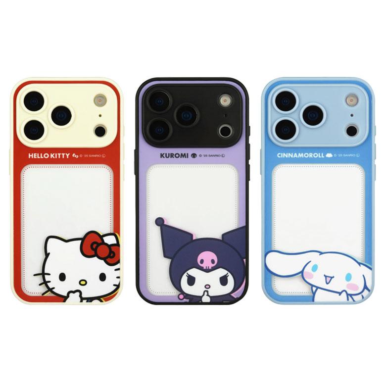 iPhone17Pro ケース サンリオキャラクターズ IIIIfit プランプフレーム