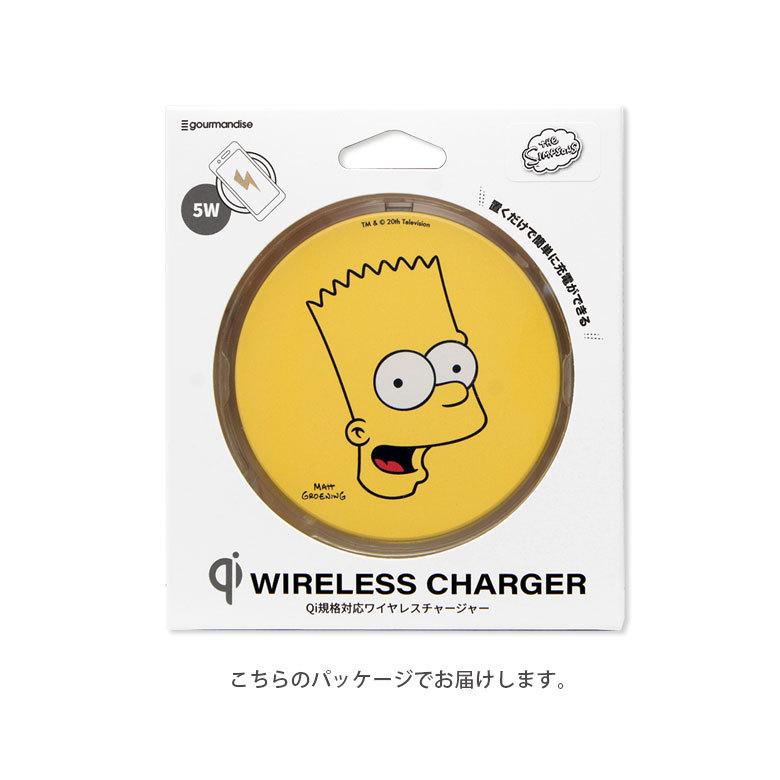 ワイヤレス充電器 iPhone android ザ・シンプソンズ Qi ワイヤレス 充電器 置くだけ充電 ワイヤレス充電器 sim-08 | gourmandise | 05