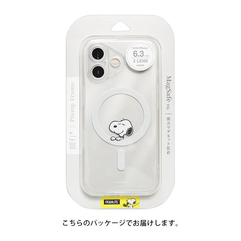 iPhone17 ケース スヌーピー ピーナッツ MagSafe対応 IIIIfit プランプ