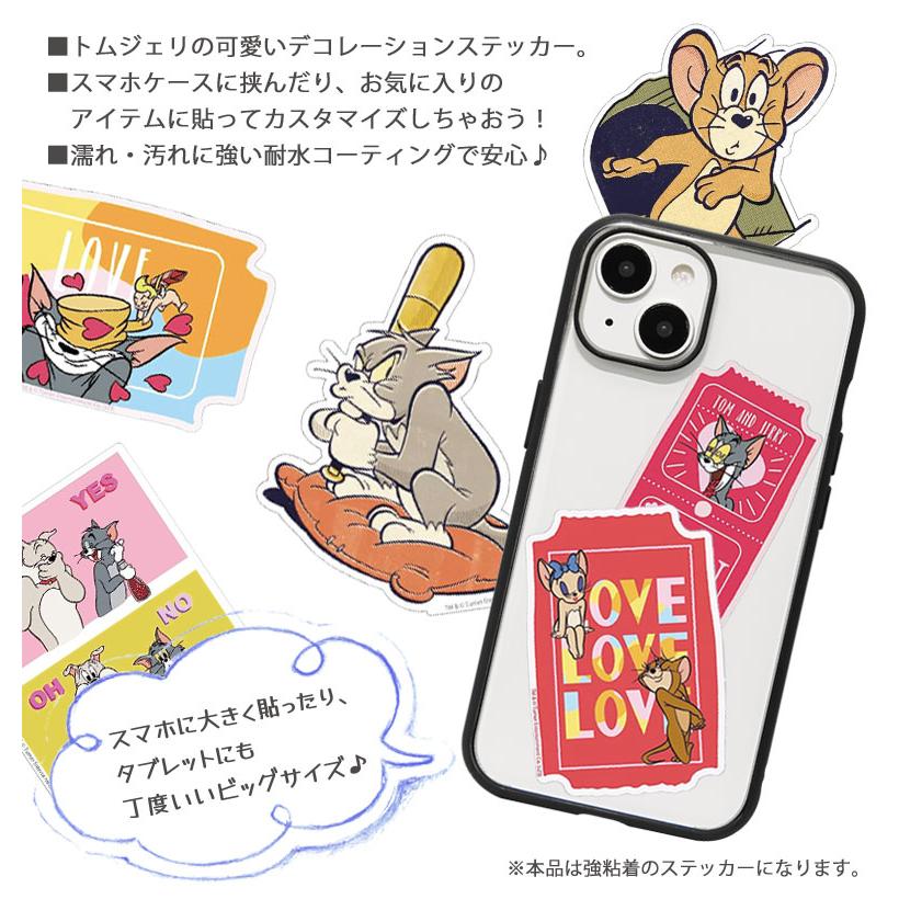 ステッカー モバイルステッカー トムとジェリー デコレーション