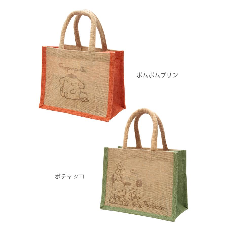 ジュートバッグ キャラクター サンリオ トートバッグ レディース  バッグ カバン 鞄 ナチュラル シンプル おしゃれ 08a-srjb83 |  | 05