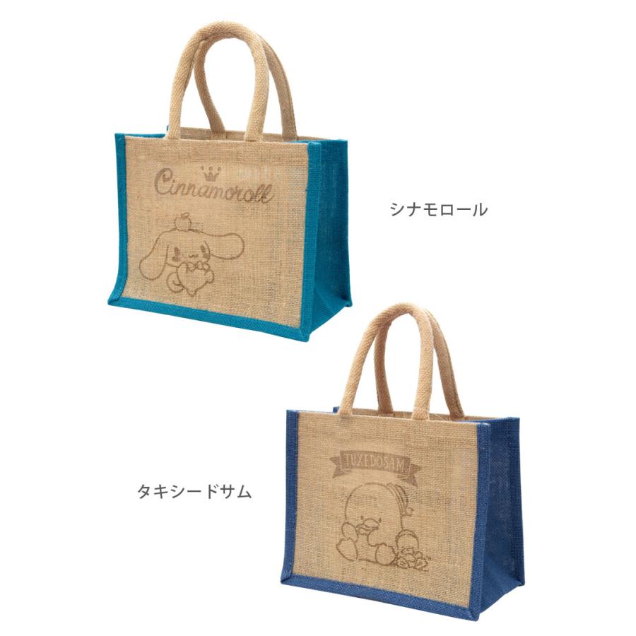 ジュートバッグ キャラクター サンリオ トートバッグ レディース  バッグ カバン 鞄 ナチュラル シンプル おしゃれ 08a-srjb83 |  | 06