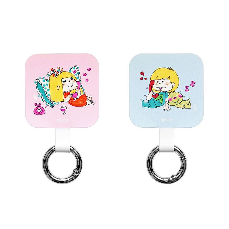 マルチリングプラス 水森亜土 リング スマートフォンリング カラビナ スマホ キャラクター マルチリング スマホグッズ ado-01 |  | 01