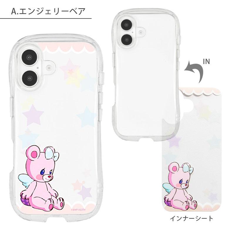 iPhone16 ケース アイカツ！ クリスタルクリア ソフト カバー TPU 透明