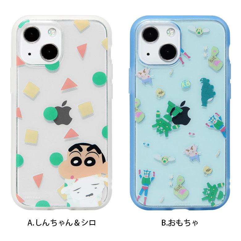 iPhone13 mini ケース クレヨンしんちゃん IIIIfit Clear クリア iPhone12mini アイフォン13ミニ カバー ハイブリッド bcys-31 |  | 05