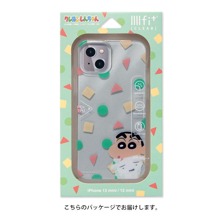 iPhone13 mini ケース クレヨンしんちゃん IIIIfit Clear クリア iPhone12mini アイフォン13ミニ カバー ハイブリッド bcys-31 |  | 06