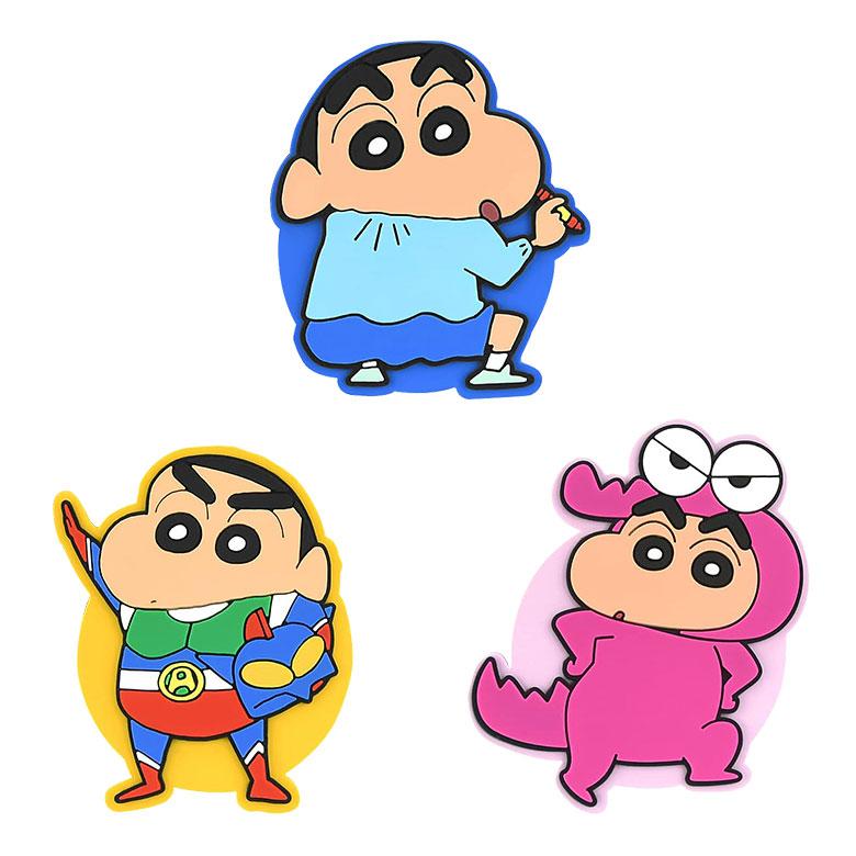 POCOPOCO スマホグリップ クレヨンしんちゃん ダイカット ソフト