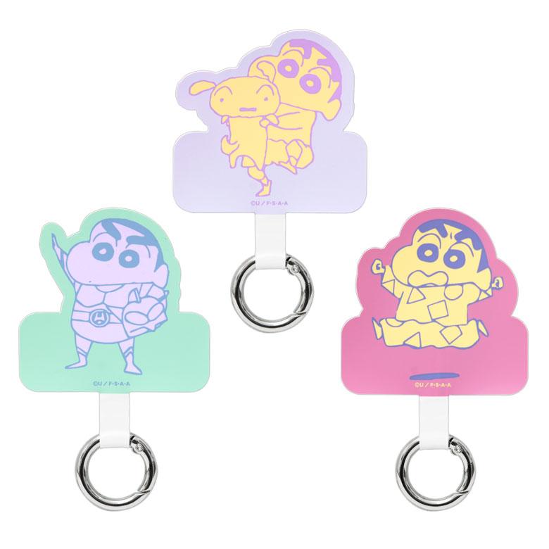マルチリング プラス クレヨンしんちゃん スマートフォンリング ストラップホルダー bcys-52 |  | 01