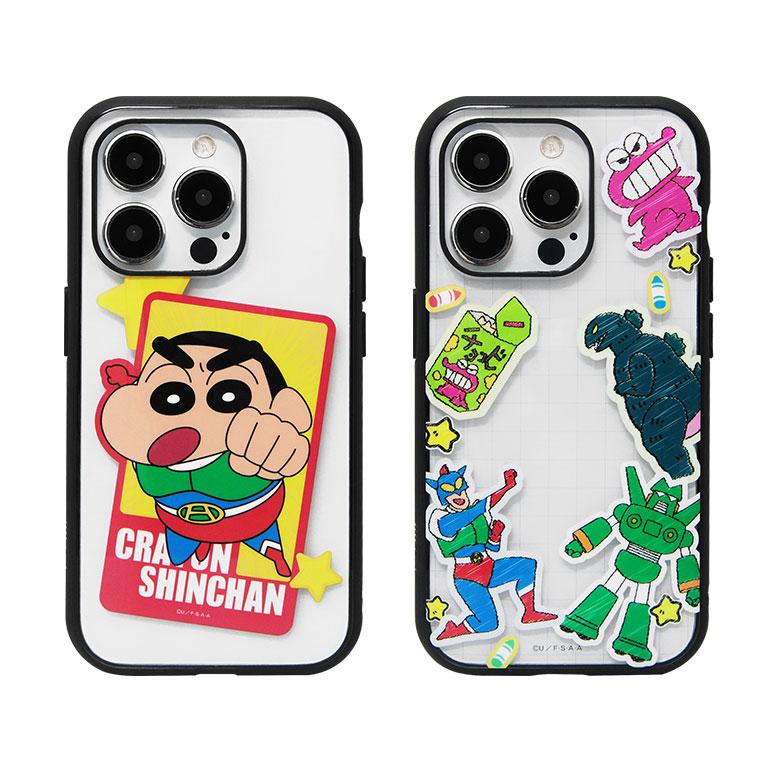 iPhone15Pro ケース クレヨンしんちゃん IIIIfit Clear クリアケース iPhone15 Pro アイフォン15 プロ カバー bcys-55 |  | 01