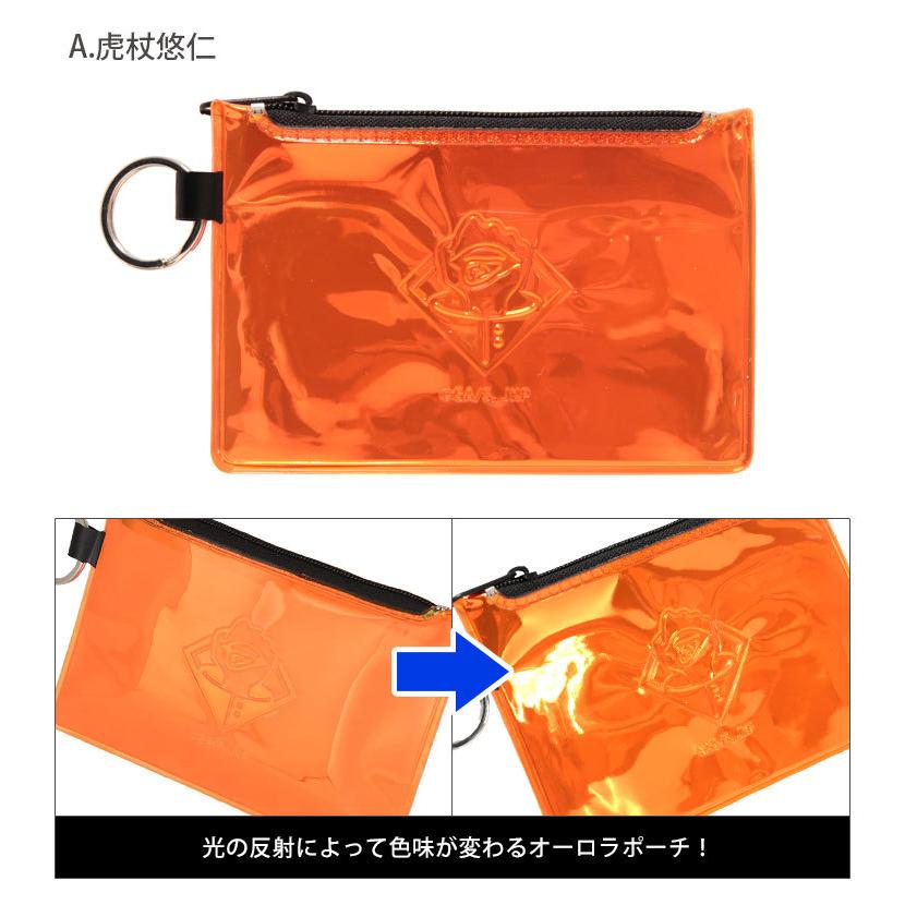 パスケース レディース メンズ 呪術廻戦 ICカードポーチ IC カードケース 定期入れ グッズ 収納 ポーチ キーリング  通勤 通学 bjk-18 |  | 03