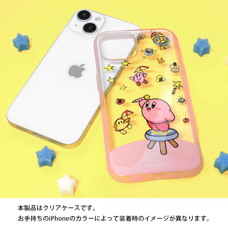 iphone14proケース 星のカービィ IIIIfit Clear クリアケース
