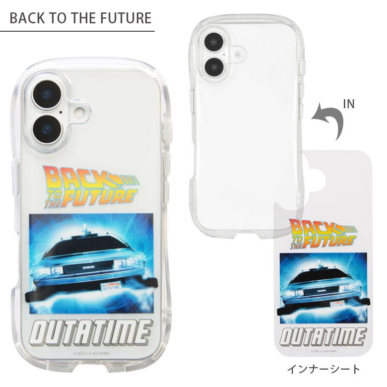 iPhone16 ケースBACK TO THE FUTURE クリスタルクリア ソフト iPhone 16 アイフォン アイホン16 カバー 耐衝撃 かわいい 透明 クリア 持ちやすい |  | 05