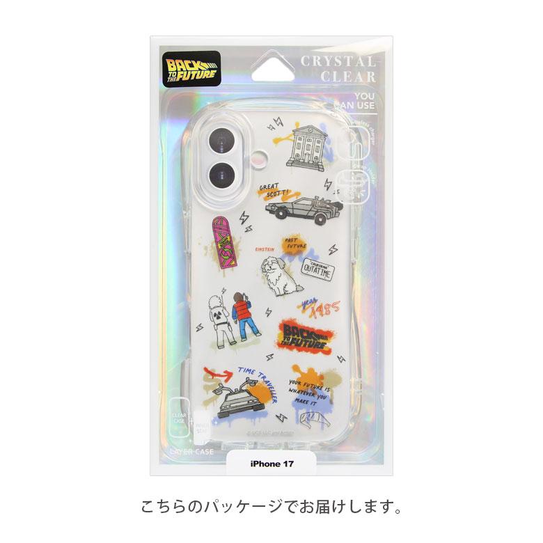 iPhone17 ケース BACK TO THE FUTURE アイフォン17 クリスタルクリアケース 透明 クリア TPU ソフトカバー スマホケース 保護ケース bttf-25a |  | 06