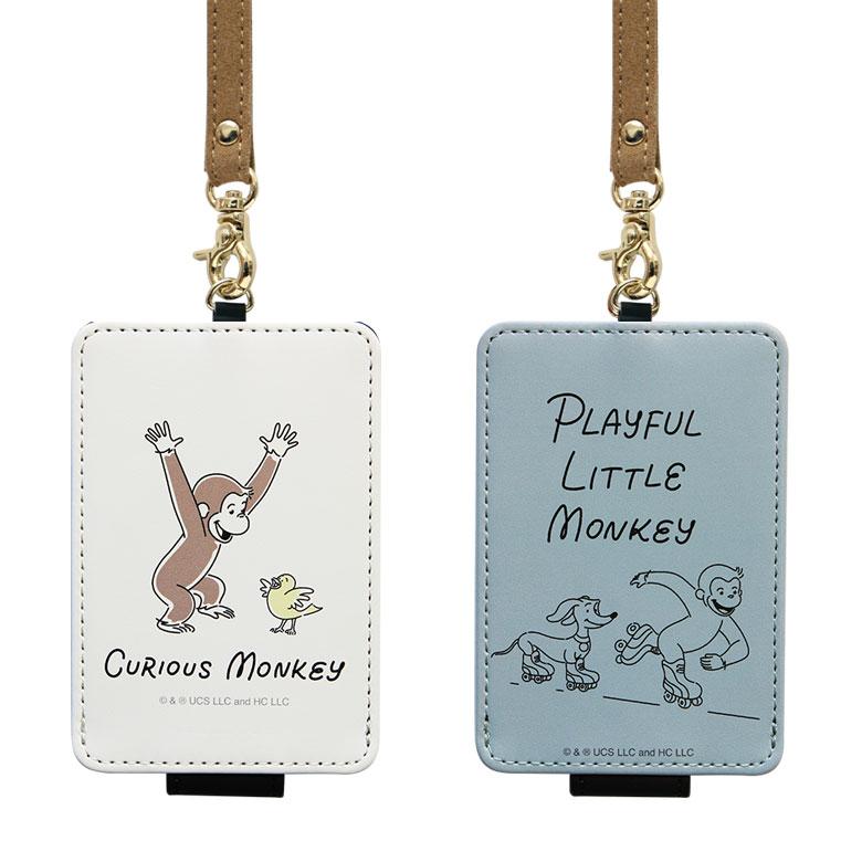 パスケース おさるのジョージ ICカードケース ICカード idカード IDケース 定期入れ 通勤 通学 キャラクター ストラップ cg-48 |  | 01