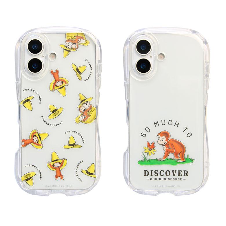 iPhone17 ケース アイフォン17 おさるのジョージ クリスタルクリアケース 透明 クリア TPU ソフトカバー スマホケース 保護ケース cg-52 |  | 01