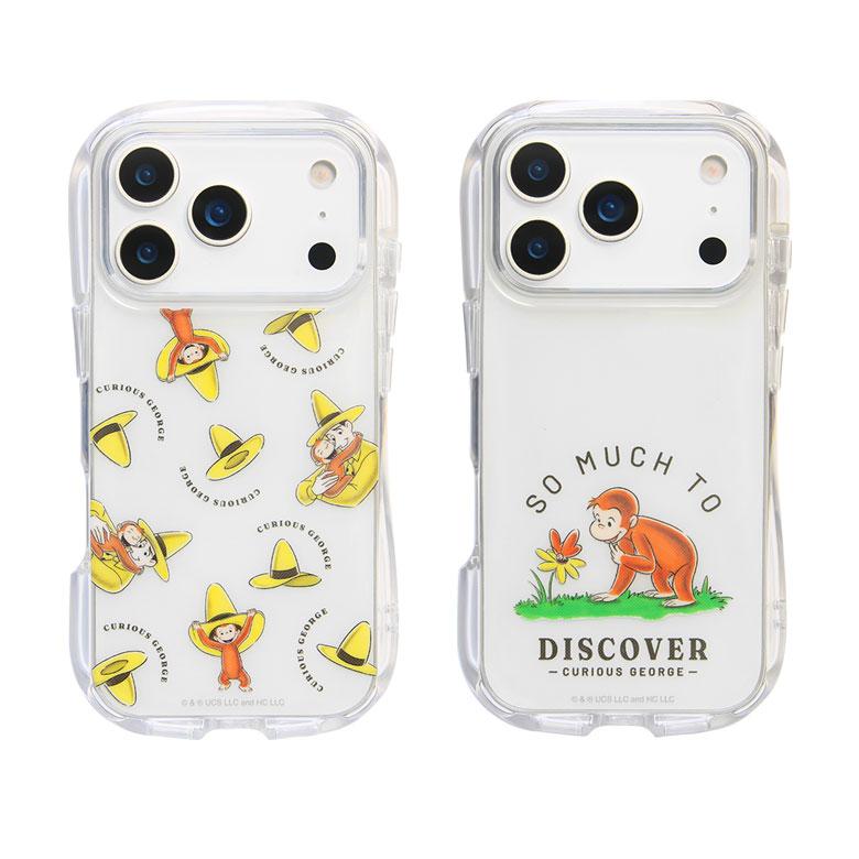 iPhone17Pro ケース おさるのジョージ アイフォン17プロ クリスタルクリアケース 透明 クリア TPU ソフトカバー スマホケース 保護 cg-53 |  | 01