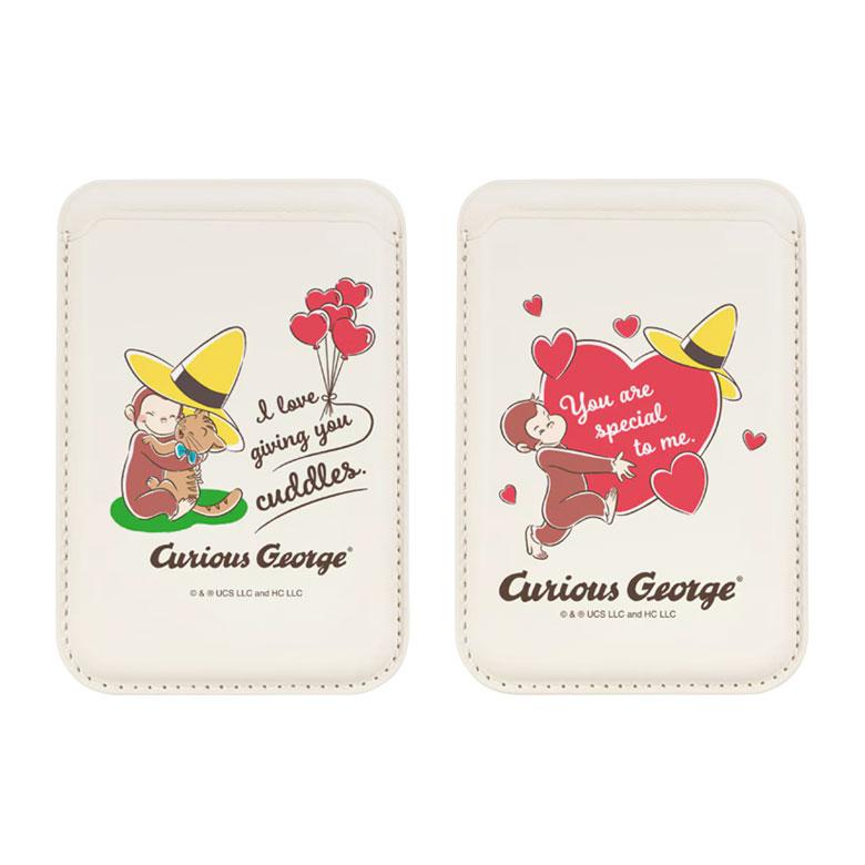 おさるのジョージ カードケース カードウォレット マグネット MagSafe iPhone17/Air/16/15/14/13/12  cg-59 |  | 01