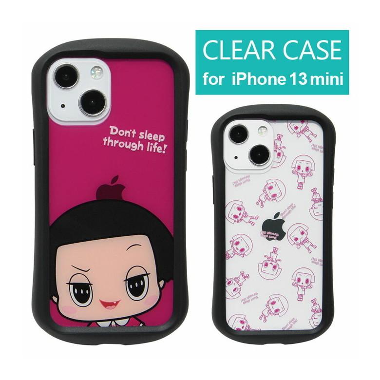 ちこちゃん iPhone13 mini ケース チコちゃんに叱られる! クリア iPhone13mini 12