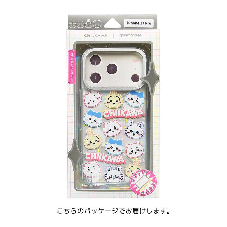 iPhone17Proケース ちいかわ Camera Frameクリアケース ソフトカバー インナーシート付き iPhone17 Pro ck-101a |  | 07