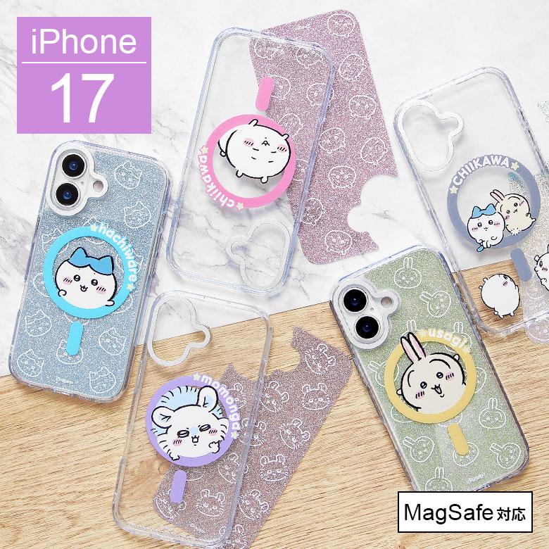 iPhone17 ケース ちいかわ MagSafe対応 Camera Frame クリアケース