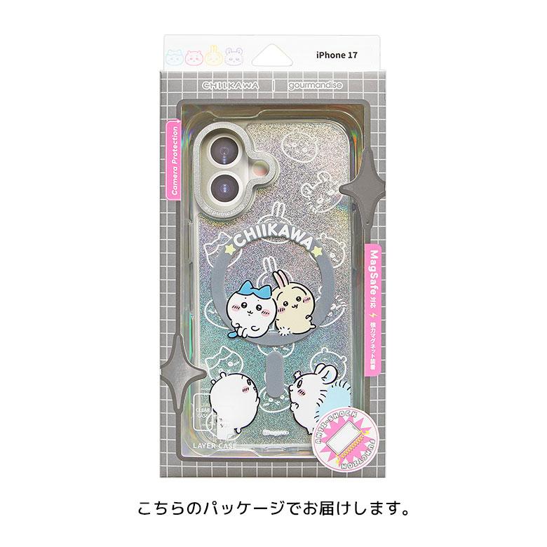 iPhone17 ケース ちいかわ MagSafe対応 Camera Frame クリアケース インナーシート付き iPhone17 ck-103 |  | 12
