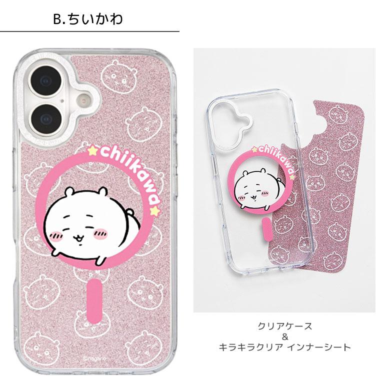 iPhone17 ケース ちいかわ MagSafe対応 Camera Frame クリアケース インナーシート付き iPhone17 ck-103 |  | 08