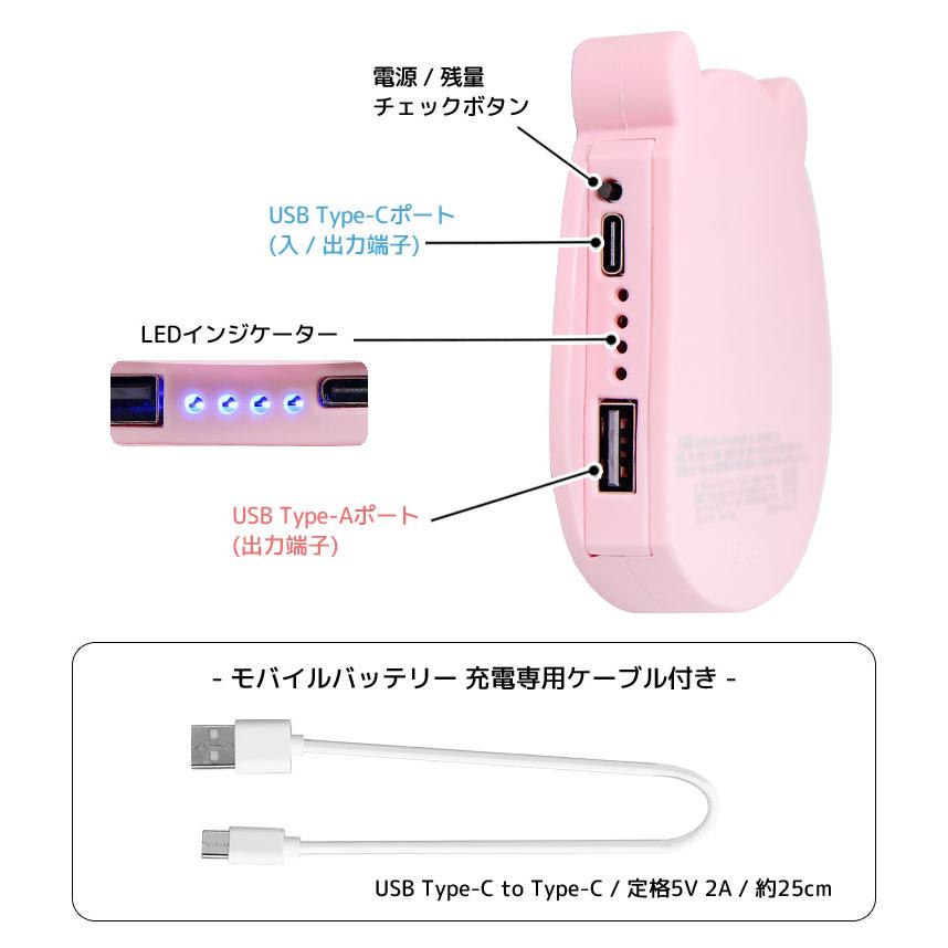 ちいかわ モバイルバッテリー 4000mAh 2A 急速充電 USB Type-C Type-A 2ポート ダイカット ハチワレ うさぎ モモンガ ck-114 |  | 02