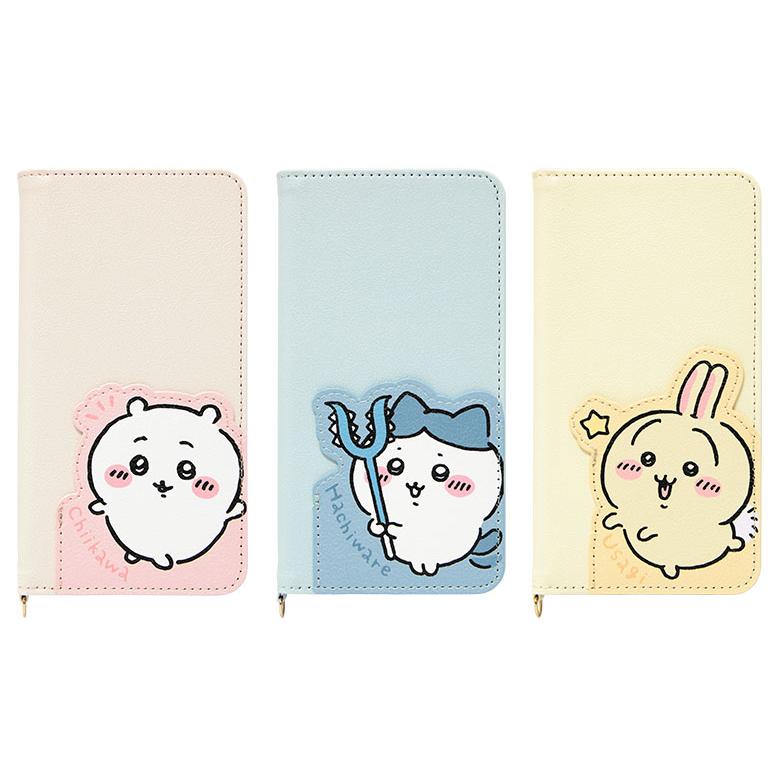 多機種対応 手帳型 ケースちいかわ スマートフォンカバー M+サイズ ポケット付き 手帳 スマホケース ck-23 |  | 01