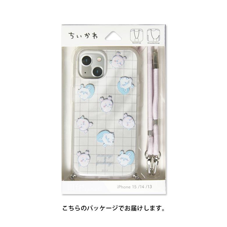 iPhone15 ケース ショルダー ちいかわ IIIIfit Loop ストラップ 紐付き 肩掛け 携帯ケース アイフォン15 iphoneケース アイホン15ケース 14 13 |  | 09
