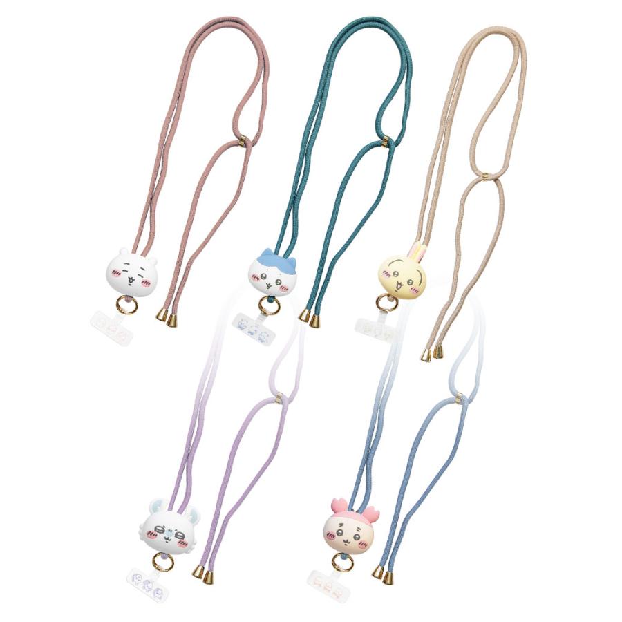 マルチリングプラス ストラップセット マスコット付き ちいかわ スマホショルダー ショルダー スマホ   紐 ホルダー キャラクター 便利 |  | 01