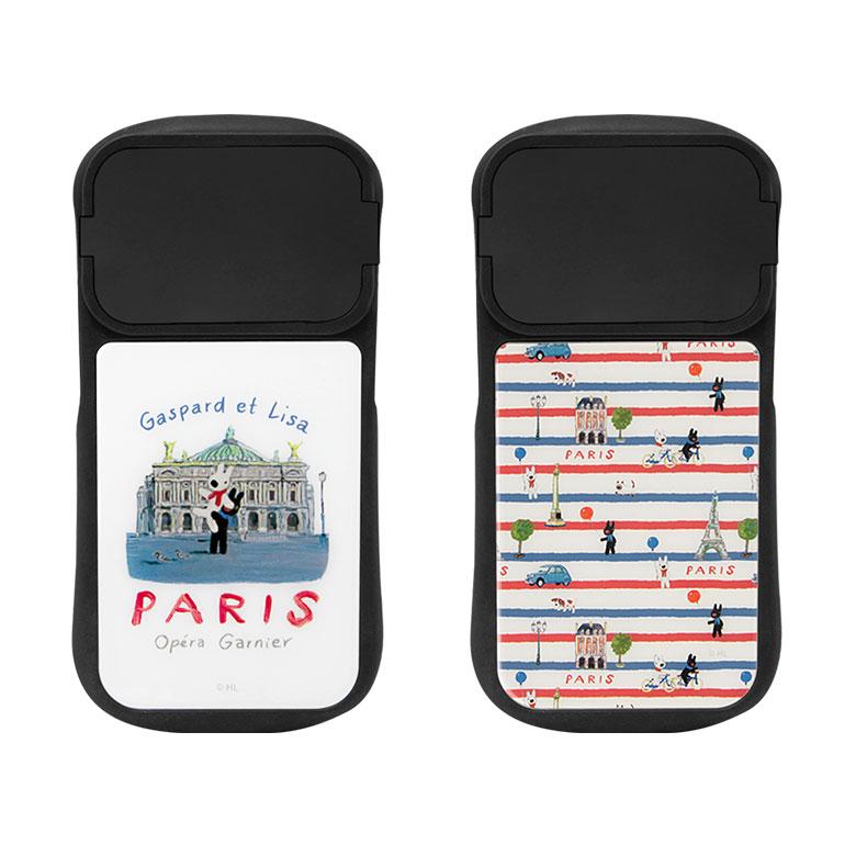 iPhone 15 14 13 12 ケース リサとガスパール 6.1インチモデル対応 ハイブリッドガラスケース cos-151 |  | 01