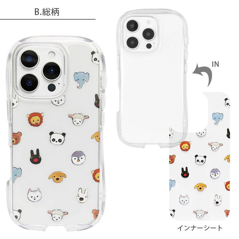 iPhone16 Pro ケース リサとガスパール クリスタルクリアケース ソフト
