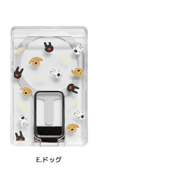 カードケース MagSafe対応 スタンド付き クリア リサとガスパール