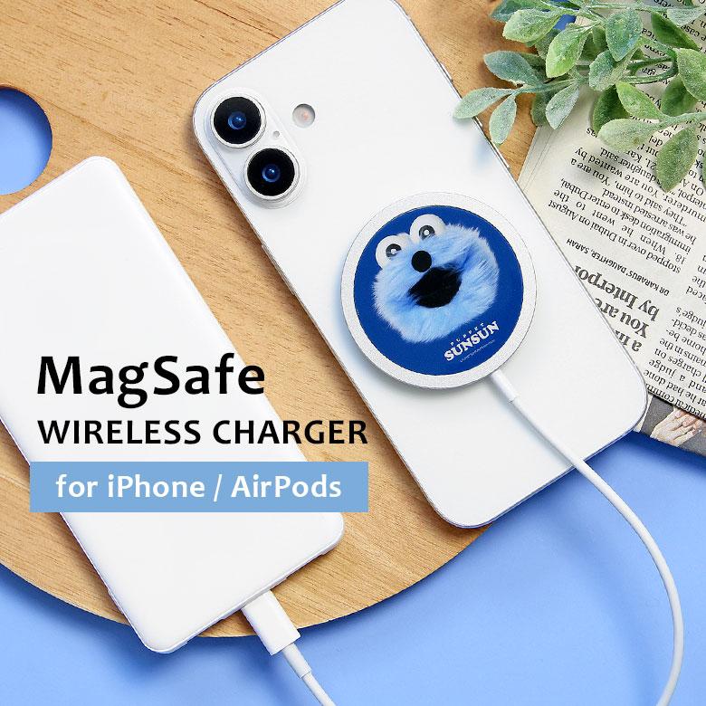 ワイヤレス充電器 MagSafe対応 Type-C入力 パペットスンスン cps-10a | 