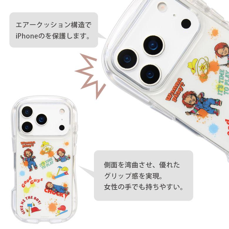 iPhone17Pro ケース CHUCKY アイフォン17プロ クリスタルクリアケース 透明 クリア TPU ソフトカバー スマホケース 保護ケース cy-23a |  | 03