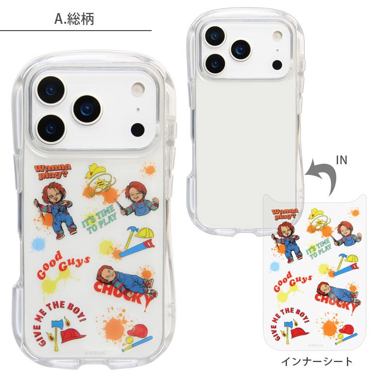 iPhone17Pro ケース CHUCKY アイフォン17プロ クリスタルクリアケース 透明 クリア TPU ソフトカバー スマホケース 保護ケース cy-23a |  | 05