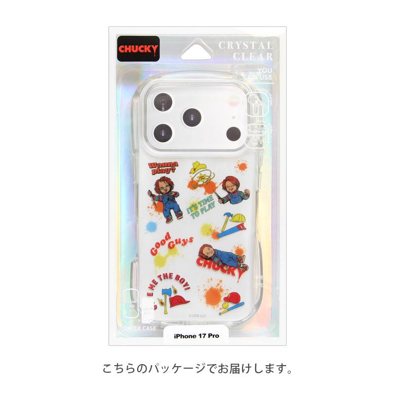 iPhone17Pro ケース CHUCKY アイフォン17プロ クリスタルクリアケース 透明 クリア TPU ソフトカバー スマホケース 保護ケース cy-23a |  | 06