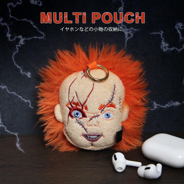 CHUCKY　ぬいぐるみ マルチポーチ カラビナ付き　cy-28a | 