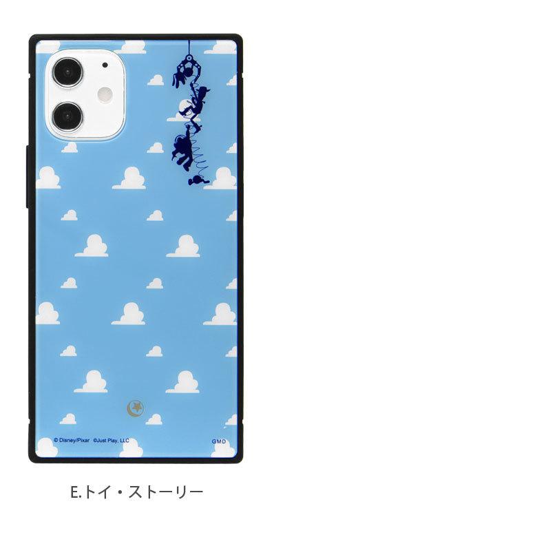 iPhone12 mini ケース ガラス スクエア ディズニー iPhone 12mini アイフォン12 mini ケース ミッキー ミニー プーさん トイストーリー dn-786 |  | 06