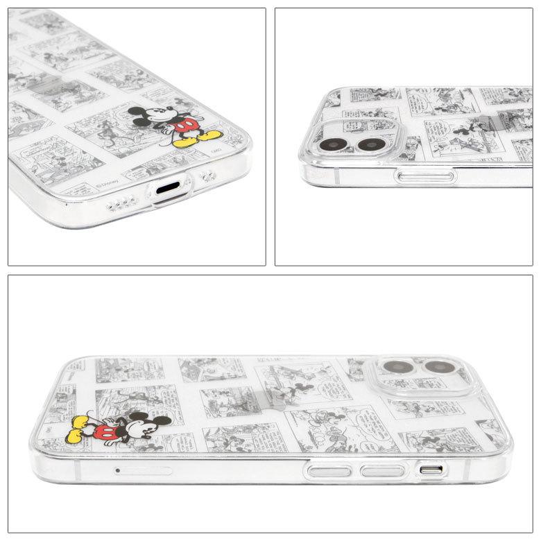iPhone12 mini ケース ディズニー イーフィット IIIIfit Crystal shell スマホケース iPhone12 mini アイフォン12 ミニ クリアカバー ハイブリッド dn-840 |  | 04
