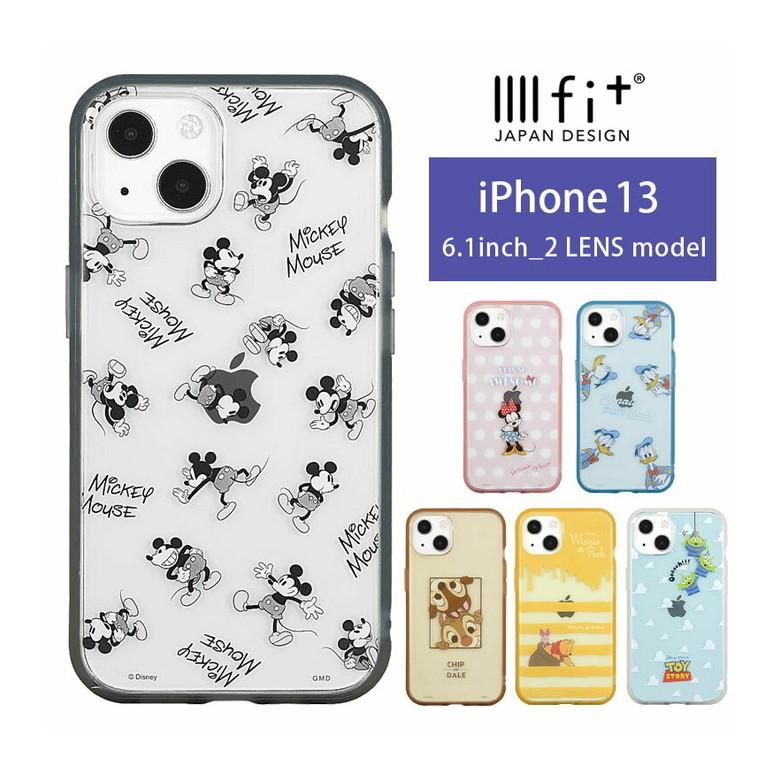 iPhone13 ケース ディズニー イーフィット IIIIfit Clear クリア 携帯ケース アイフォン13 ケース アイホン13ケース dn-877 | 