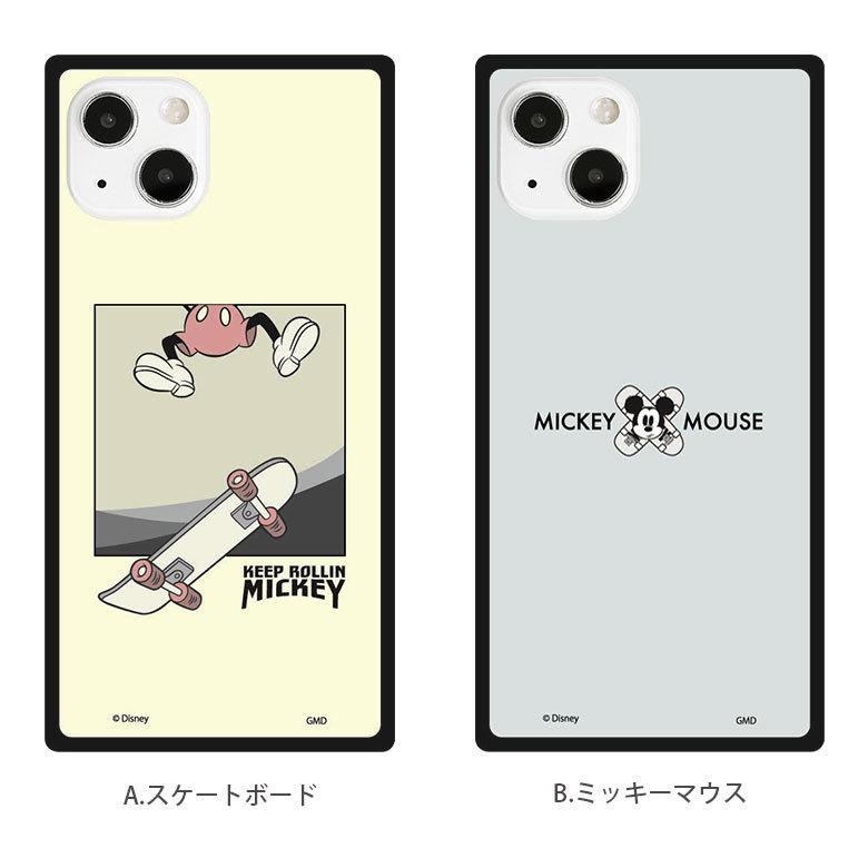 iPhone13 ケース ディズニー ガラス スクエア ミッキー 携帯ケース アイフォン13 ケース  iphoneケース アイホン13ケース dn-913 |  | 03
