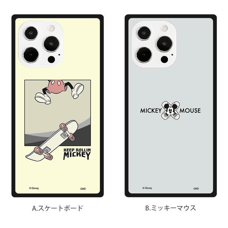 iPhone13 Pro ケース ディズニー ガラスケース スクエア iPhone 13pro アイフォン iPhone13pro ケース ミッキーマウス  dn-914 |  | 03